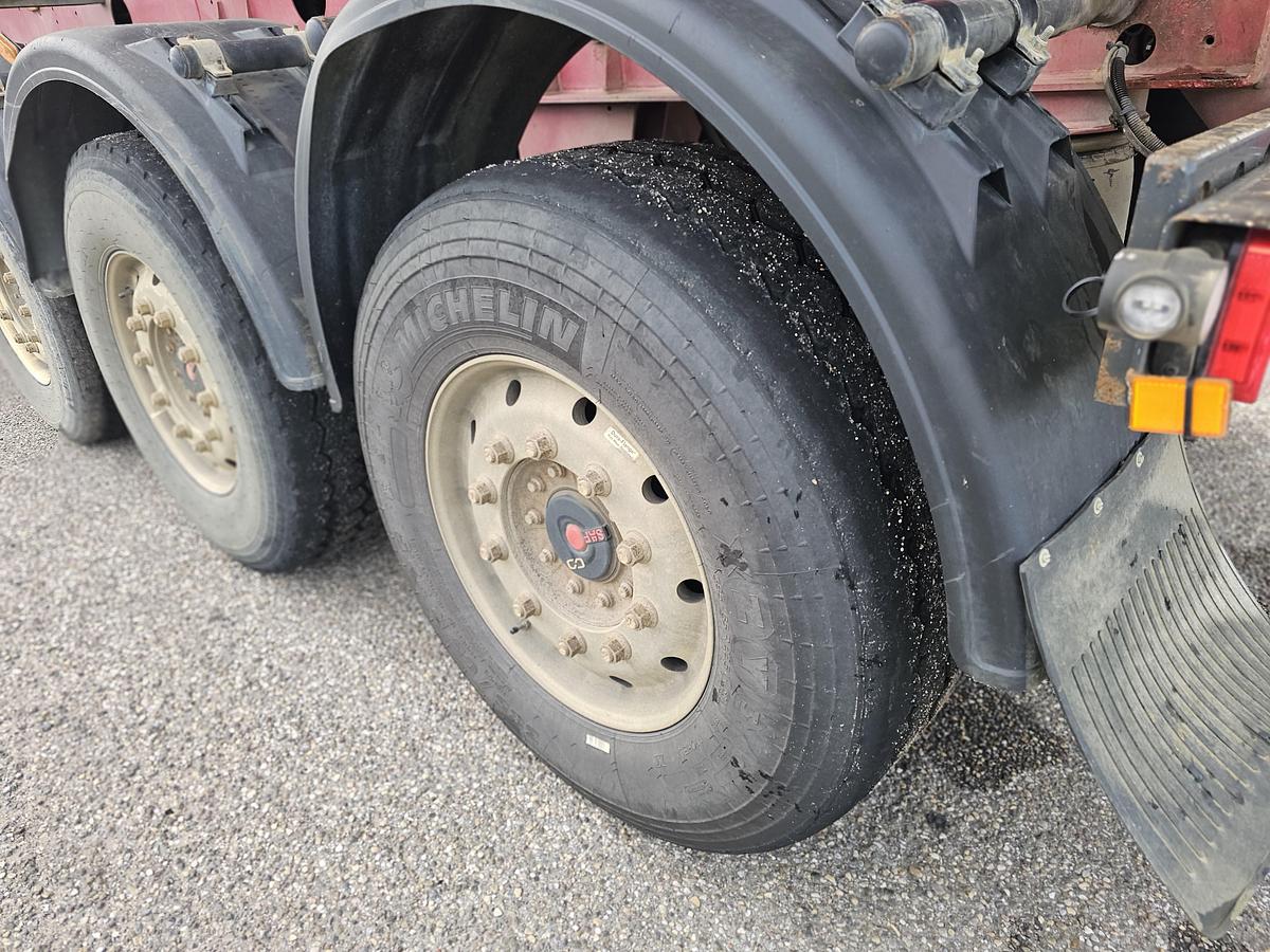 Gebruikt 2014 MEILLER MHPS12/27LOSS4/ STEEL TIPPER/ 30 MTR 3/ 28700 KG. /SAF DISC /ALU RIMS