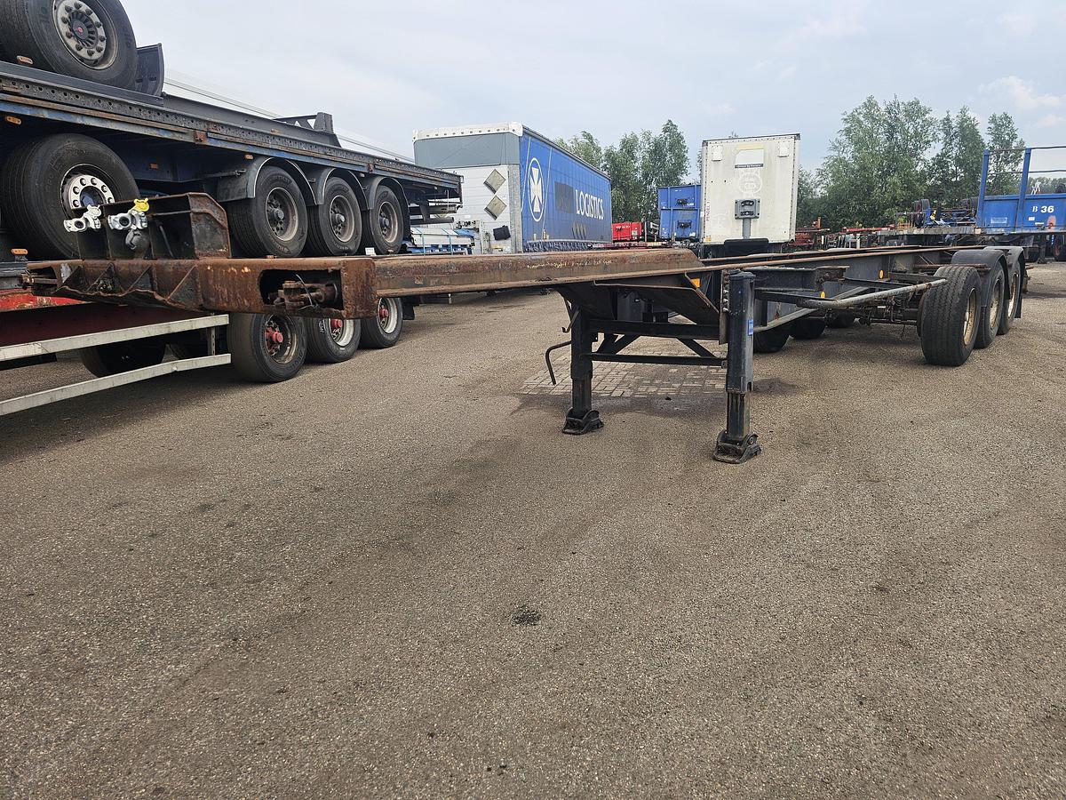 Gebruikt 1995 VAN HOOL 40 FOOT  CONTAINER CHASSIS / 20 FOOT/ STEEL SUSPENSION/ BPW DRUM.