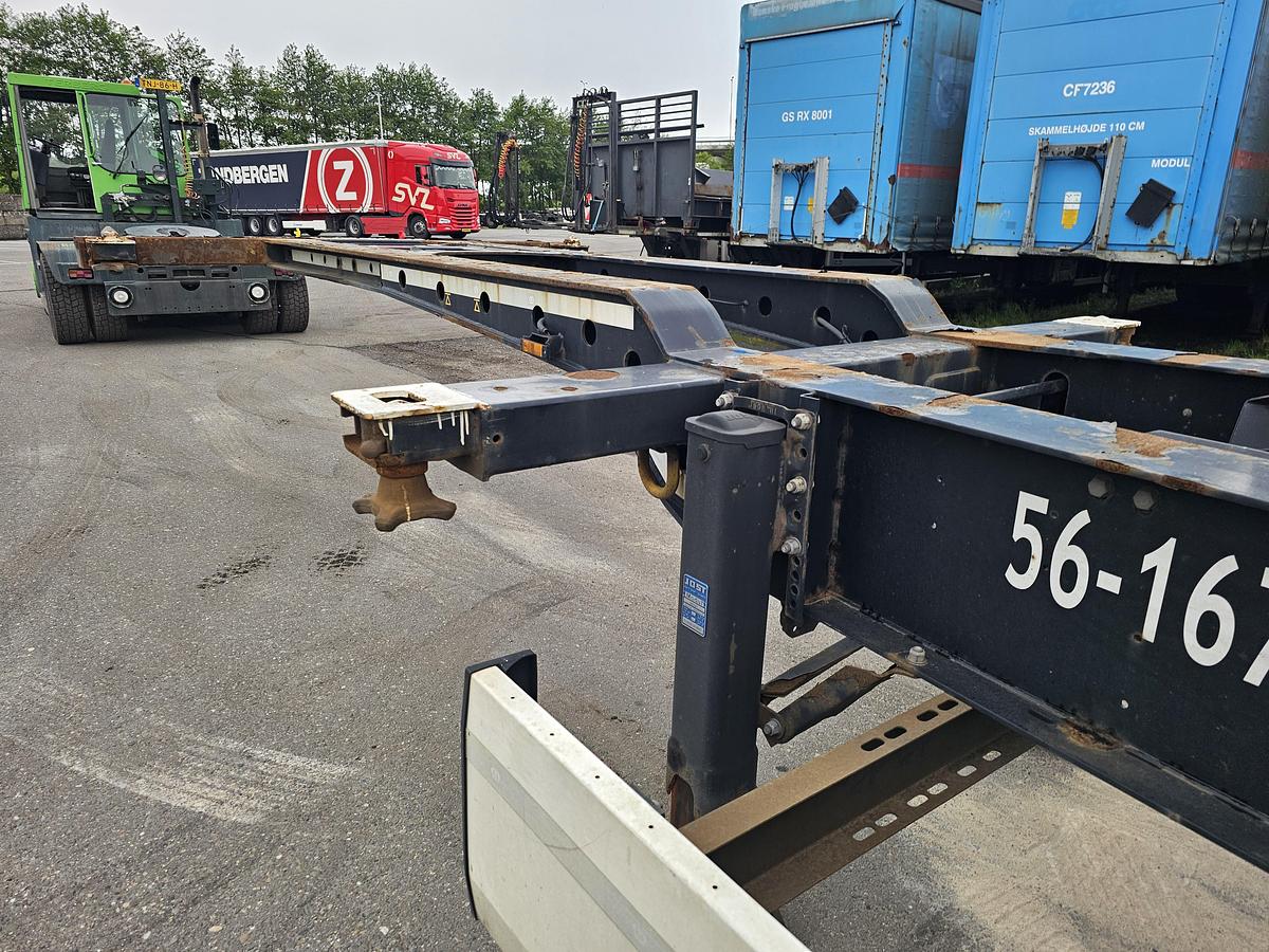 Gebruikt 2015 KRONE SD | 40 FT|2 X 20 FT | BACK SLIDER |HIGHCUBE.| APK /TUV 12-01-2027 |5 PIECES.