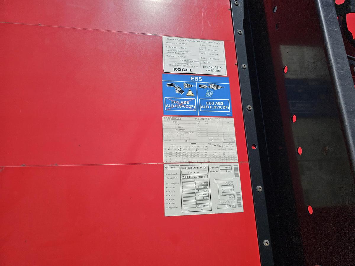 Gebruikt 2016 KÓGEL SN 24 |SLIDING ROOF| COIL | MERCEDES DISC tUV 02-06-2026.