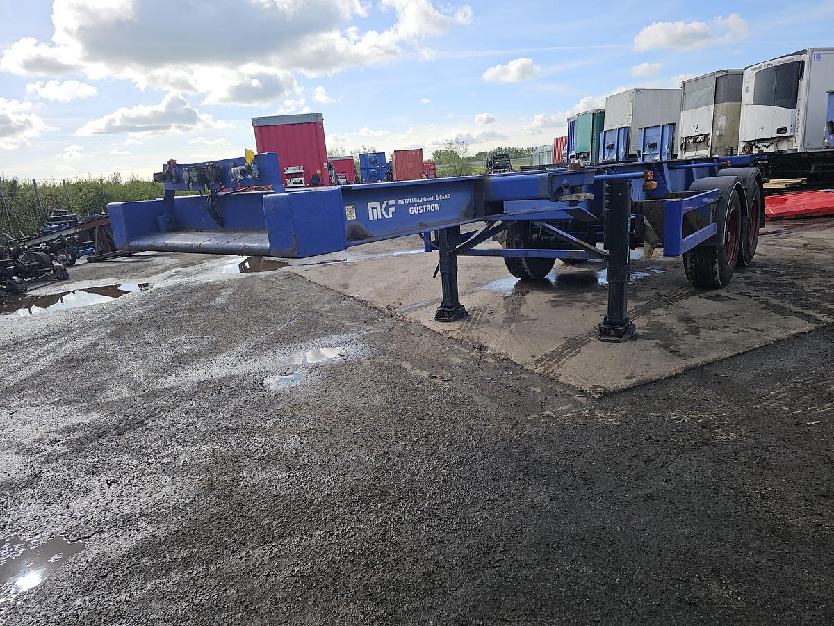 Used 2007 MKF METALLBAU CS 20 | 20 FOOT CONTAINER CHASSIS | BPW DRUM | STEEL SUSPENSION| GOOD QUALITY.