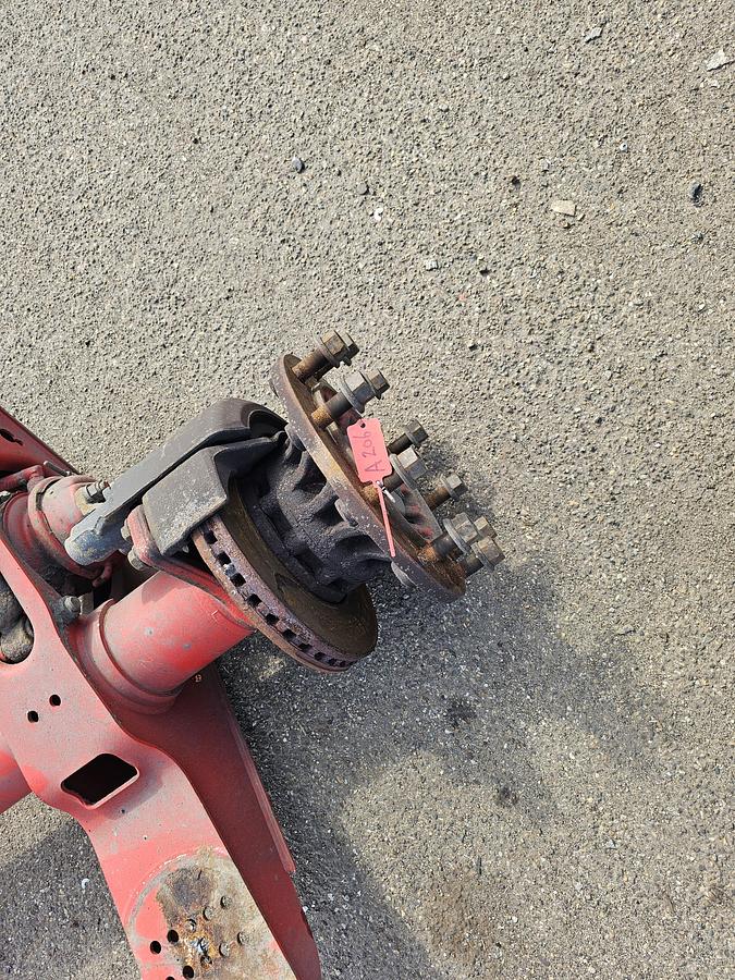 Used 2006 SAF TRAILER AXLE SINGLE TIRES DISC BRAKES.