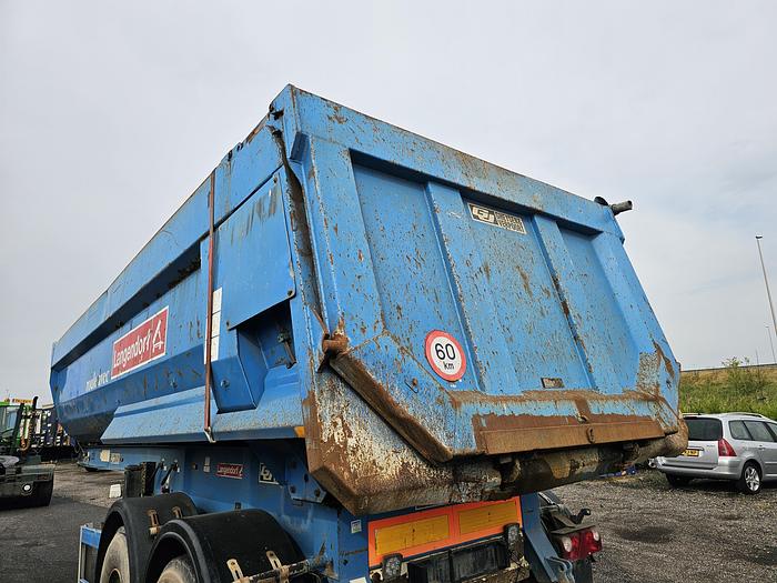 Used 2010 Langendorf C 3 | 2 axle tipper trailer | Saf axles drum | 20 mtr 3
