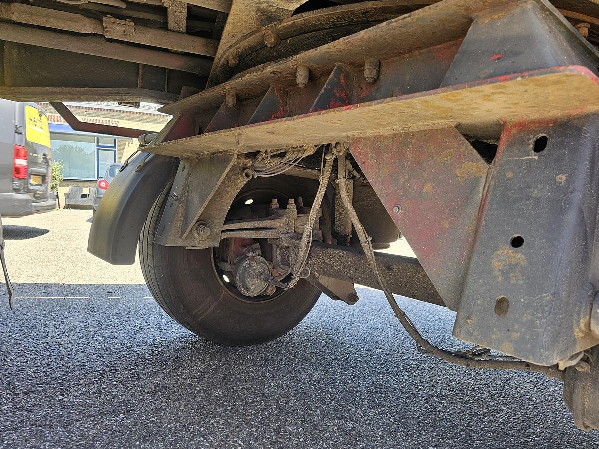Gebruikt 2004 PACTON t4-001 / 4 AXLE TRAILER /2 LIFT AXLES /2 STEERING AXLES/ INCL CRANE KENNIS 14 TON MOVEBAL.
