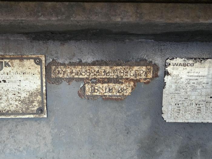 Used 2009 A.J.K OP 17-27/22.5 | Steel tipper \ steel chassis/box.|