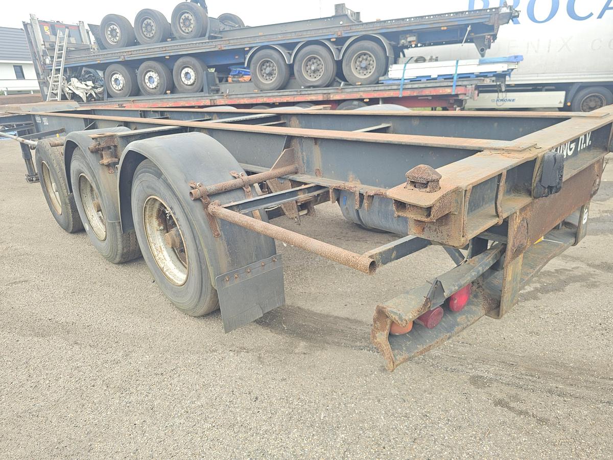 Gebruikt 1995 VAN HOOL 40 FOOT  CONTAINER CHASSIS / 20 FOOT/ STEEL SUSPENSION/ BPW DRUM.