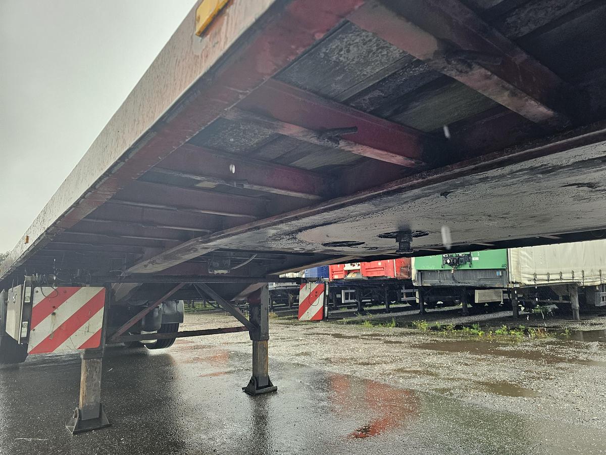 Used 1988 RENDERS ROC 12-27 N14 HEAVY DUTY 3 AXLE SEMITRAILER STEEL FLOOR.| SAF DRUM