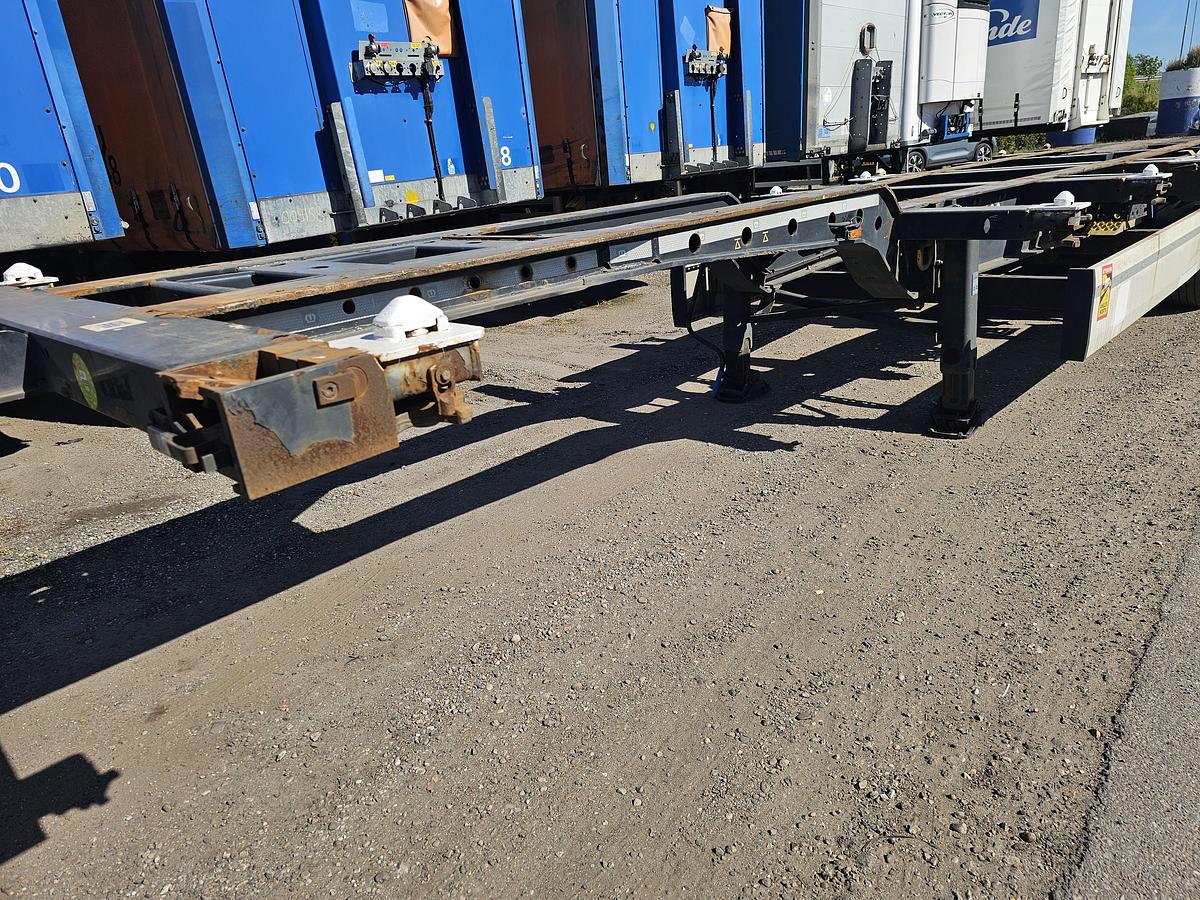 Gebruikt 2015 krone SD| EXTENDIBLE CHASSIS 40 FT 2 X 20 FT | BPW DRUM| APK 18-07-2026