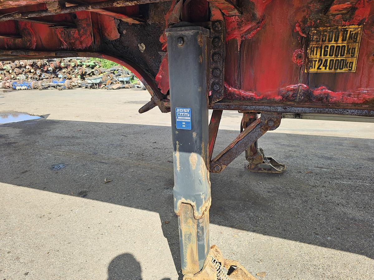 Used 2013 KELBERG S4 OB3 | HEAVY DUTY FLATBED | BPW DRUM