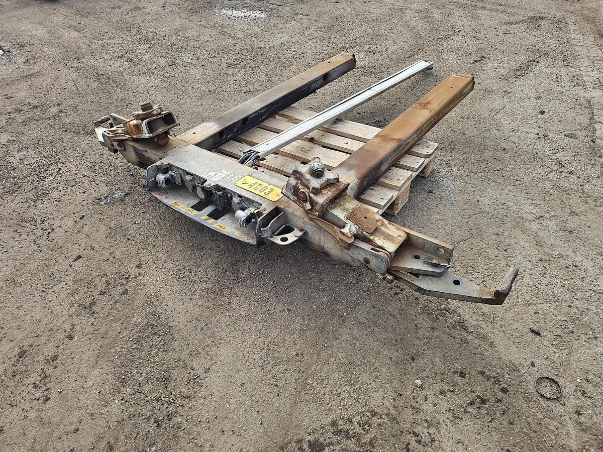 Used 2006 VAN HOOL FRONT SLIDING CONTAINER CHASSIS PART.