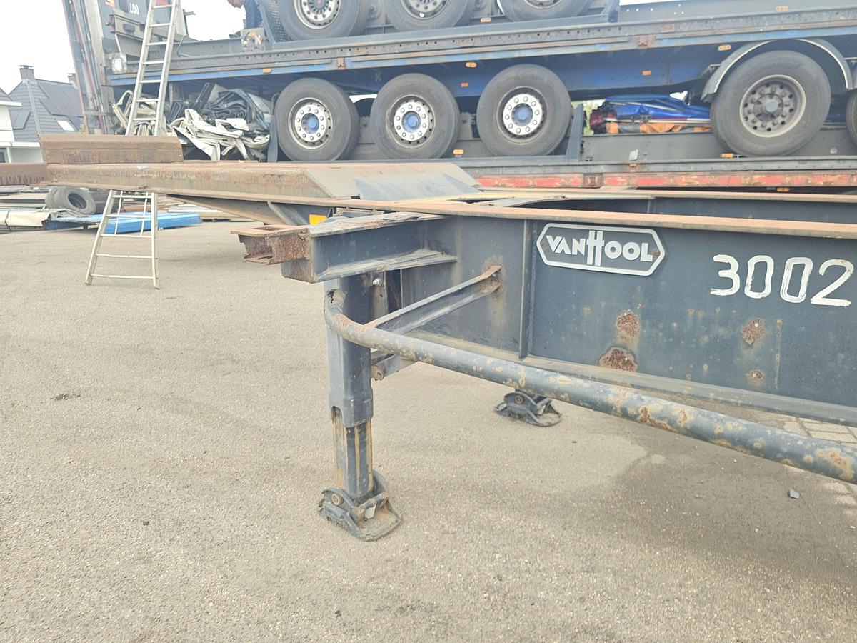 Gebruikt 1995 VAN HOOL 40 FOOT  CONTAINER CHASSIS / 20 FOOT/ STEEL SUSPENSION/ BPW DRUM.