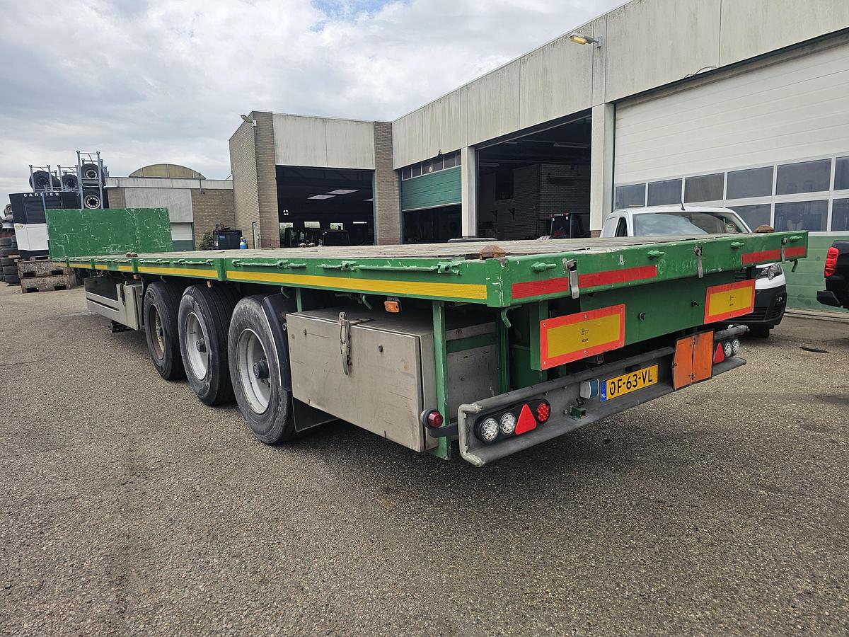Gebruikt 1999 DRACO TXS 339. HEAVY DUTY FLATBED- CONTAINER LOCKS- BPW DRUM .