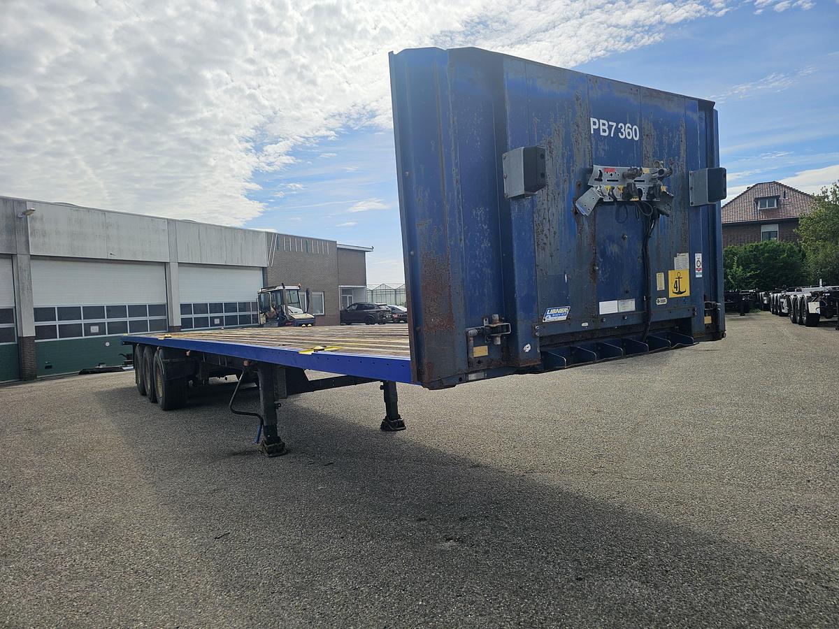 Gebruikt 2009 Van Hool 3B0073 | 3 AXLE FLATBED 13.60 MTR TWISTLOCKS FOR CONTAINER 40 FT 2 X20 FT BPW DRUM | 2 PIECES