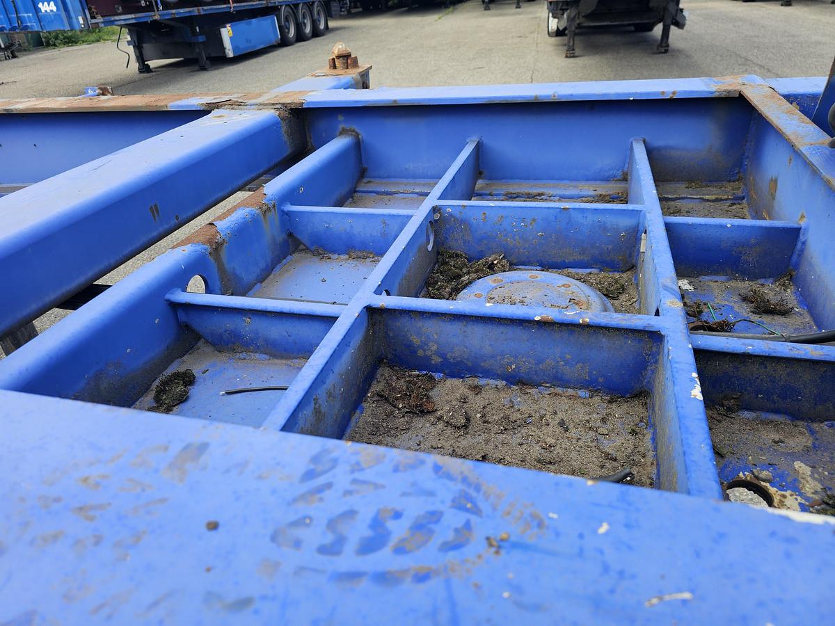 Gebruikt 2007 MKF METALLBAU CS 20 -20 FOOT- CONTAINER CHASSIS -HEAVY DUTY- BPW DRUM -STEEL SUSPENSION- GOOD QUALITY.