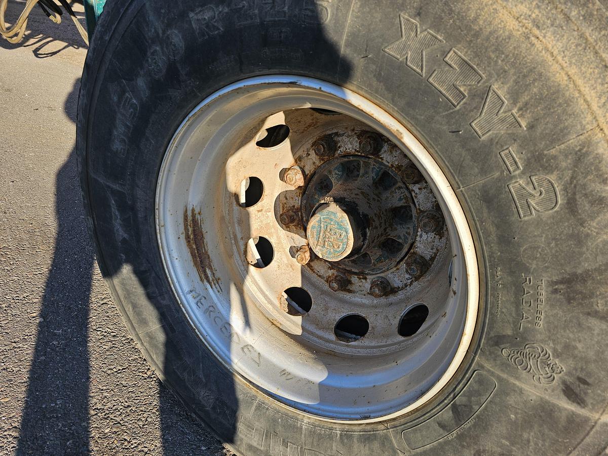 Gebruikt 1992 LEONET TB 18 |WOOD TRAILER WITH CRANE| BPW DRUM STEEL SUSPENSION.