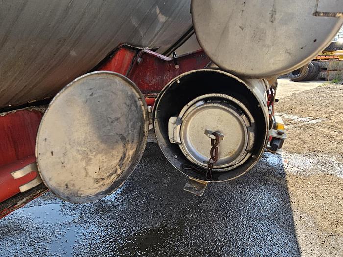 Used 2000 Feldbinder | TSA 59.3-4 | tanktrailer aluminium|59.5 cubic| ADR L4 BH |Bpw achsen|