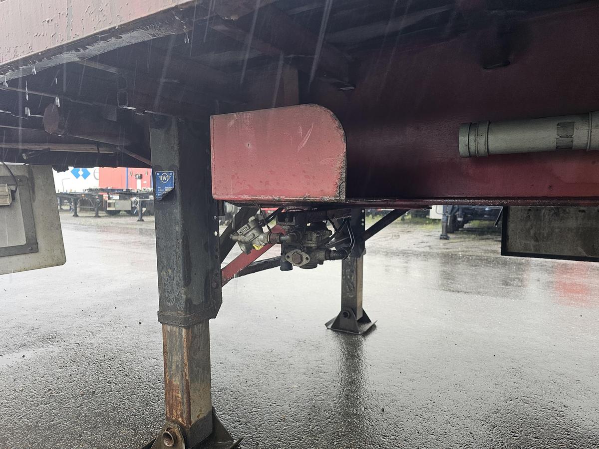 Used 1988 RENDERS ROC 12-27 N14 HEAVY DUTY 3 AXLE SEMITRAILER STEEL FLOOR.| SAF DRUM