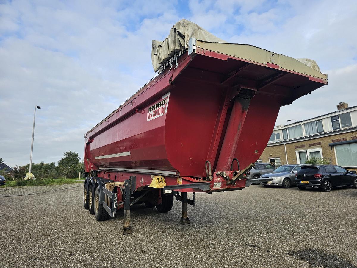Gebruikt 2014 MEILLER MHPS12/27LOSS4/ STEEL TIPPER/ 30 MTR 3/ 28700 KG. /SAF DISC /ALU RIMS