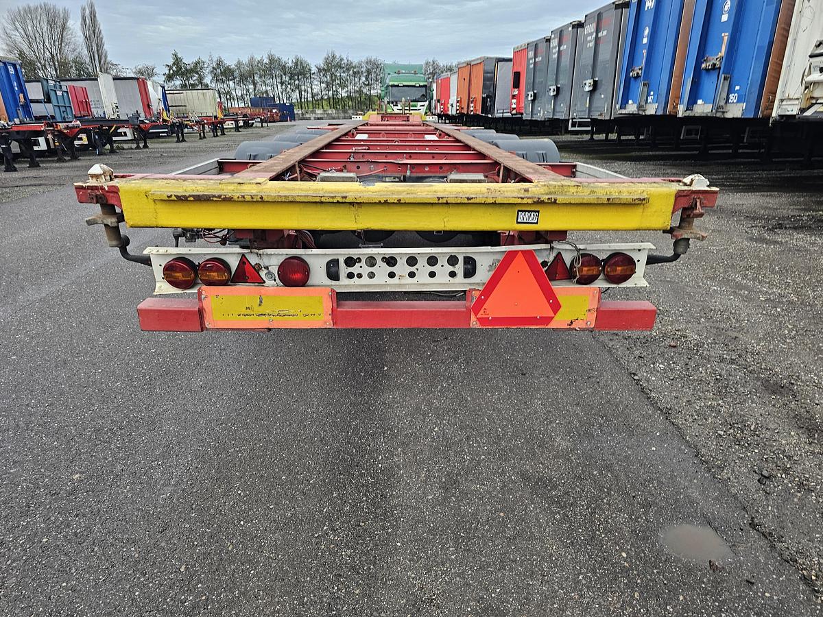 Gebruikt 2003 GROENEWEGEN 45 CC-16-27 TUN | 45 ft 40 ft 2 x 20 fFT | dutch chassis OH-08-JB | bpw drum.