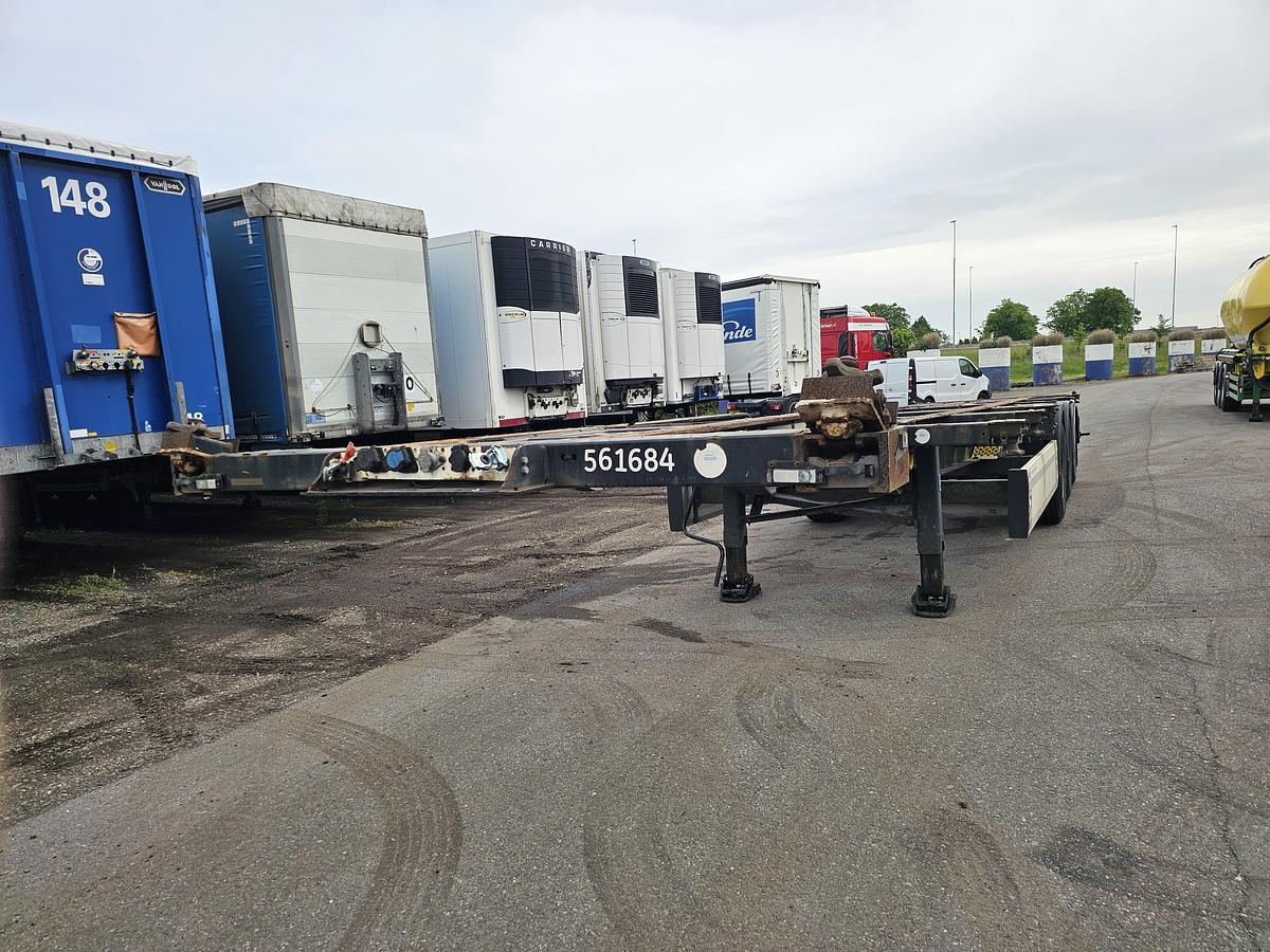 Gebruikt 2015 KRONE SD | CONTAINER CHASSIS 40 FT 2 X 20 FT |BPW DRUM| APK TUV 22-07-2026. 5 PIECES.