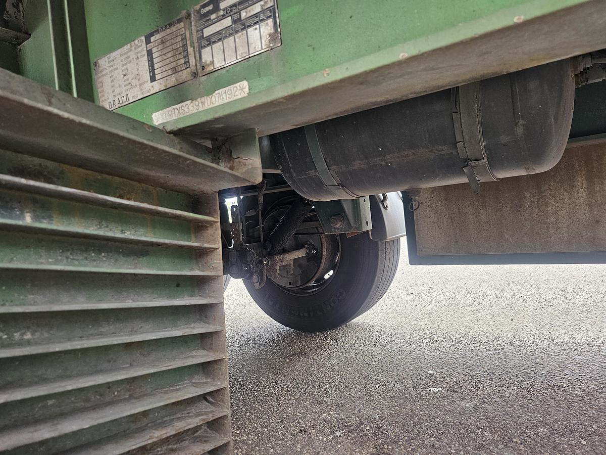 Gebruikt 1999 DRACO TXS 339. HEAVY DUTY FLATBED- CONTAINER LOCKS- BPW DRUM .