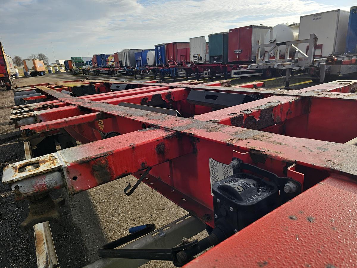 Gebruikt 2007 KRONE SD 27| SAF INTRADISC | SUPER SLIDING.| BELGIUM | 45 /40 FT 2 X 20 FT.