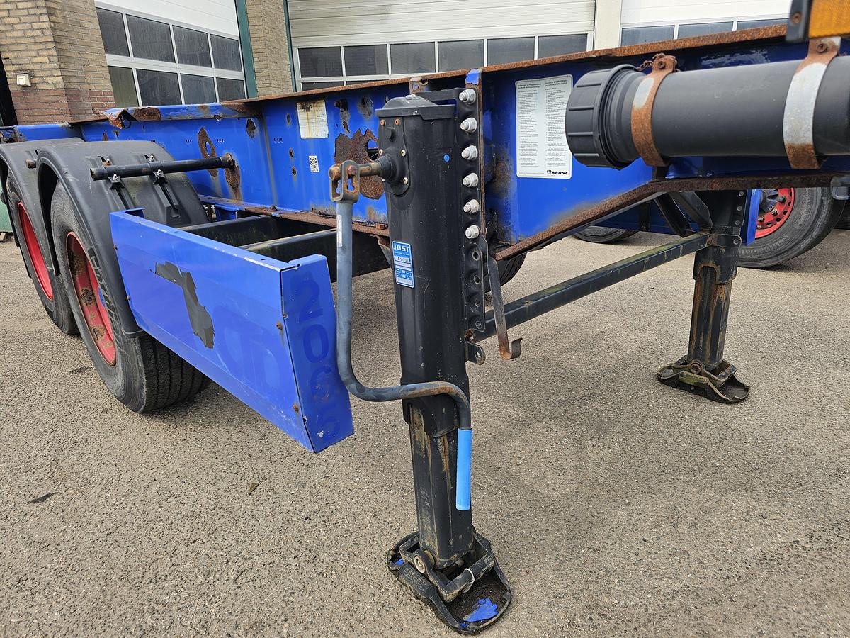 Used 2009 KRONE ATL 20 20 FOOT | STEEL SUSPENSION| BPW DRUM.