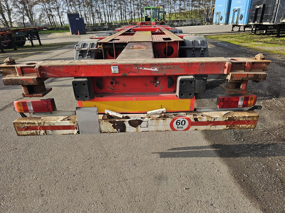 Gebruikt 2007 KRONE SD 27| SAF INTRADISC | SUPER SLIDING.| BELGIUM | 45 /40 FT 2 X 20 FT.