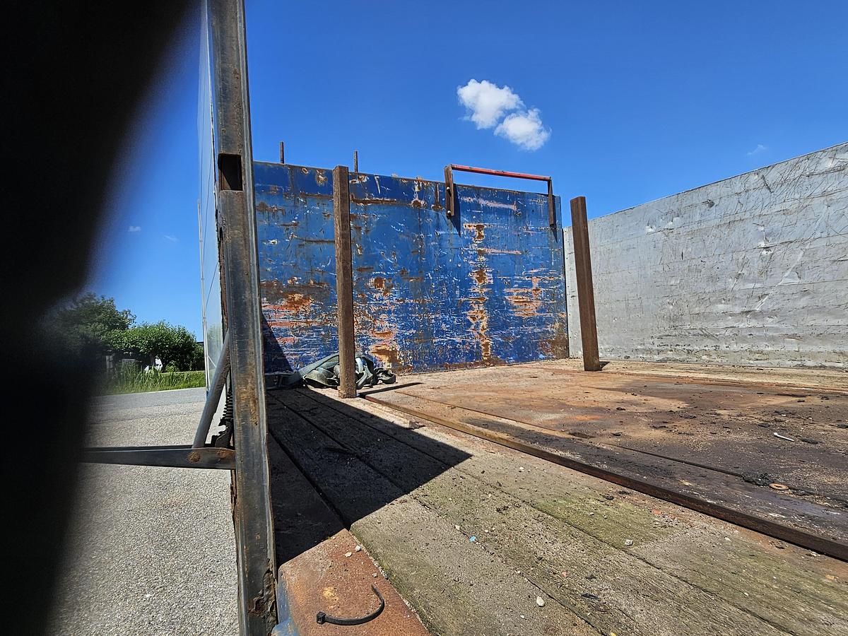 Gebruikt 2004 PACTON t4-001 / 4 AXLE TRAILER /2 LIFT AXLES /2 STEERING AXLES/ INCL CRANE KENNIS 14 TON MOVEBAL.