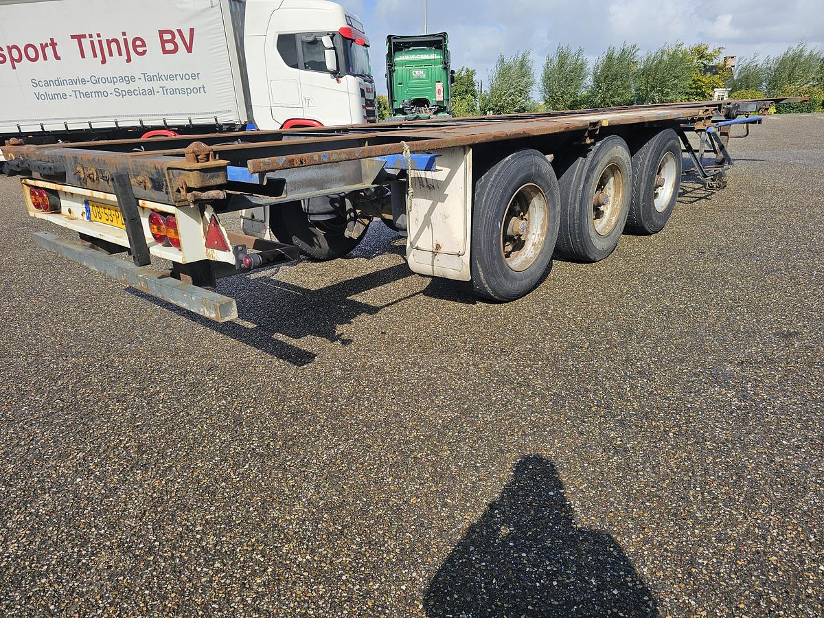 Used 1991 GROENEWEGEN 40.05 CC-12-24 | STRAIGHT CHASSIS | BPW DRUM.