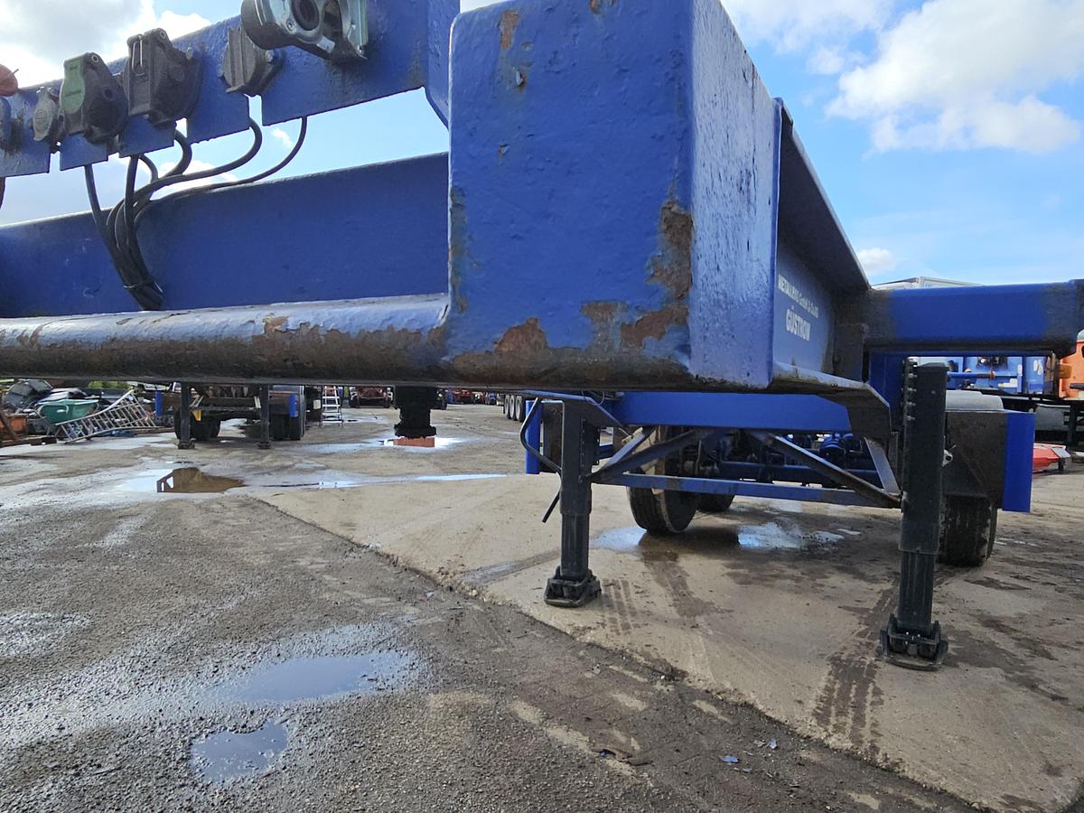Used 2007 MKF METALLBAU CS 20 | 20 FOOT CONTAINER CHASSIS | BPW DRUM | STEEL SUSPENSION| GOOD QUALITY.