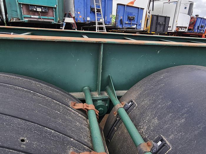 Used 1998 Flandria OP20V/2A | 20 foot container chassis  | steel suspension | double tires| drum.