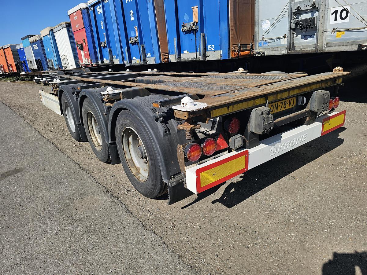 Gebruikt 2015 krone SD| EXTENDIBLE CHASSIS 40 FT 2 X 20 FT | BPW DRUM| APK 18-07-2026