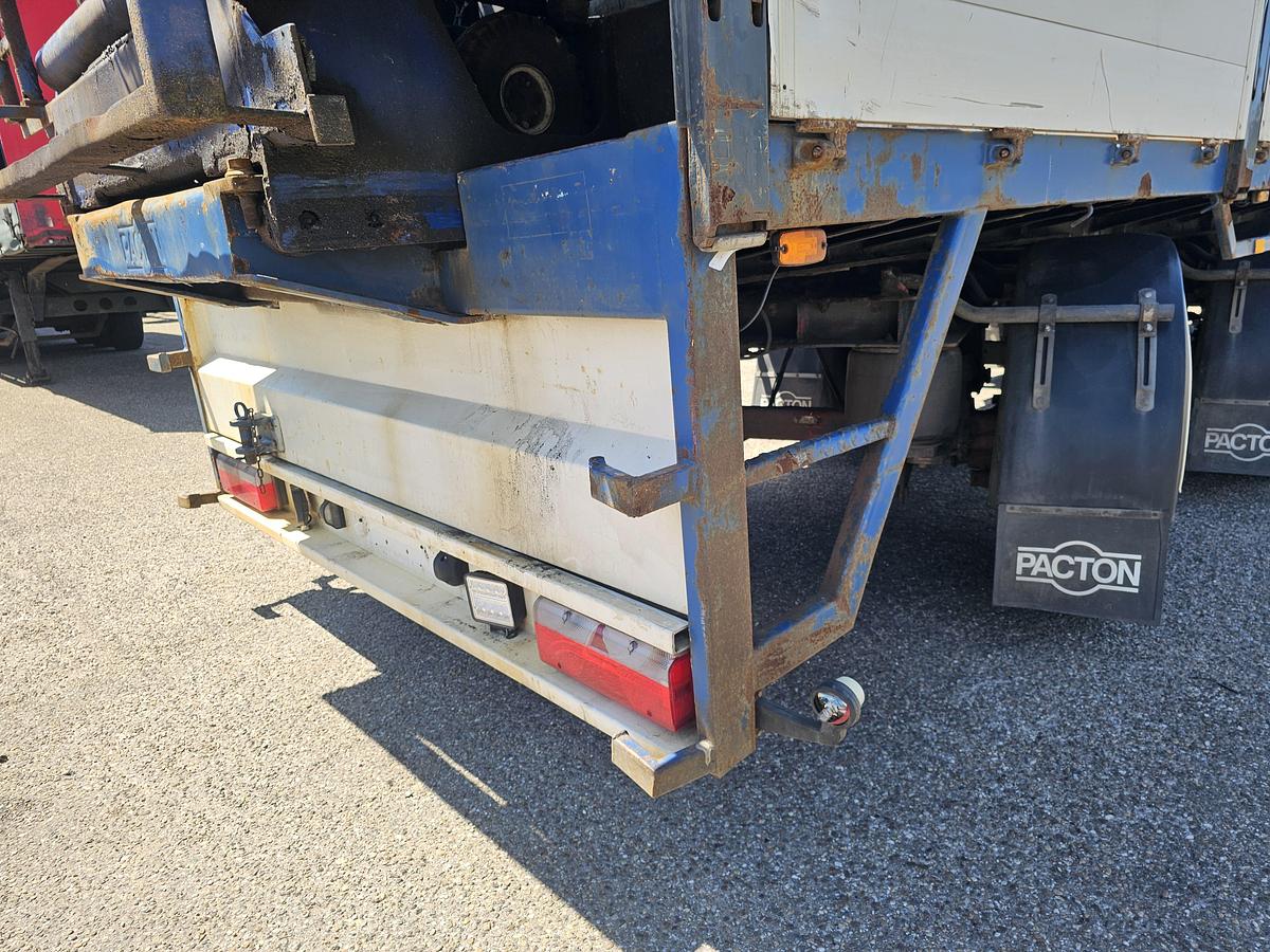 Gebruikt 2004 PACTON t4-001 / 4 AXLE TRAILER /2 LIFT AXLES /2 STEERING AXLES/ INCL CRANE KENNIS 14 TON MOVEBAL.