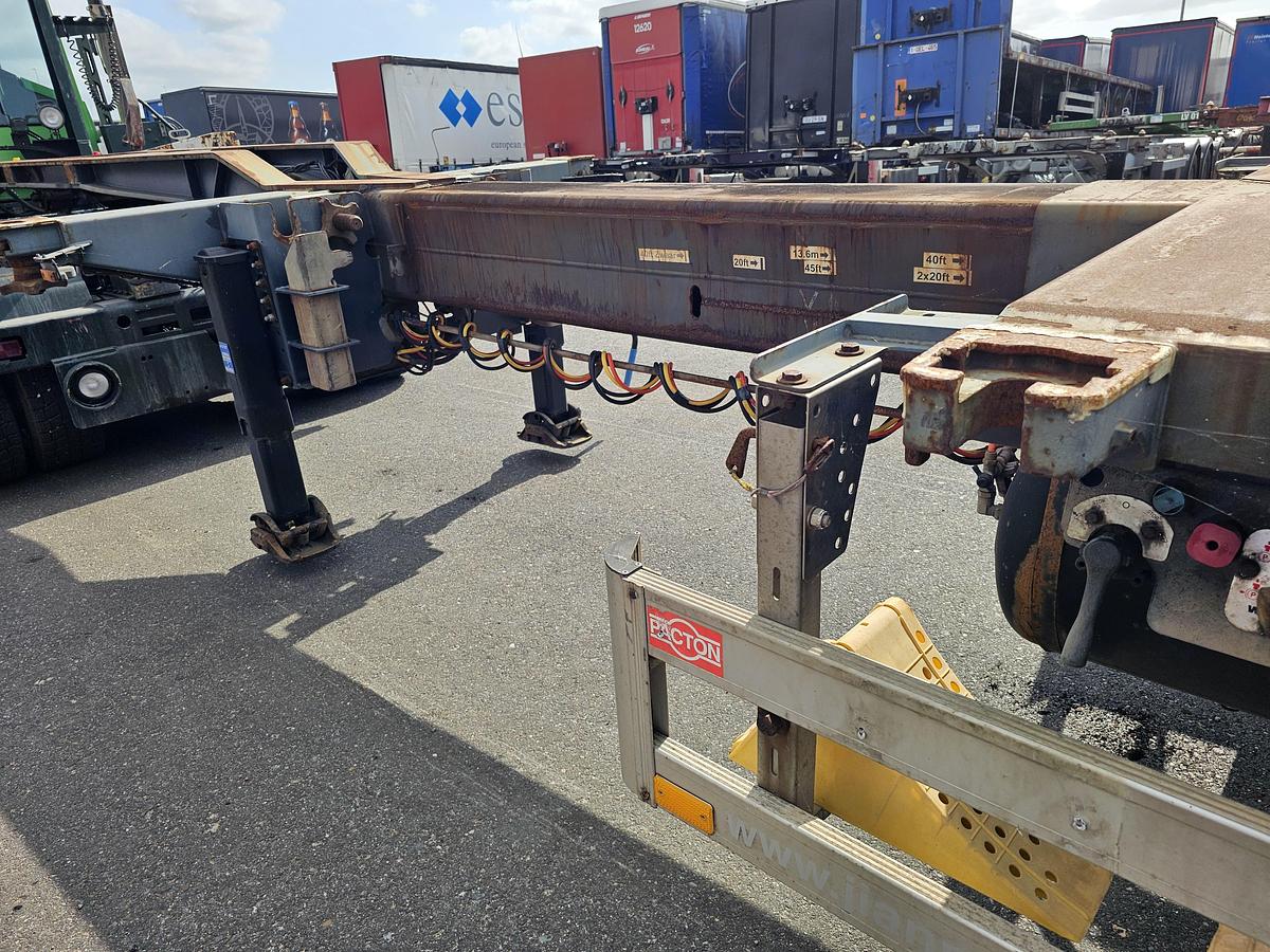 Used 2007 PACTON 3 AXLE MULTI  YARD CHASSIS | 3 X EXTENDIBLE | BPW DRUM | NO DOCUMENTS.