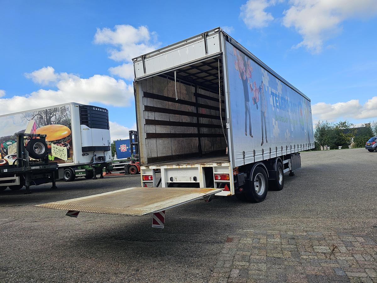 Gebruikt 2000 PACTON T2-001 STEERING AXLE/LOADING LIFT/ BPW DRUM.