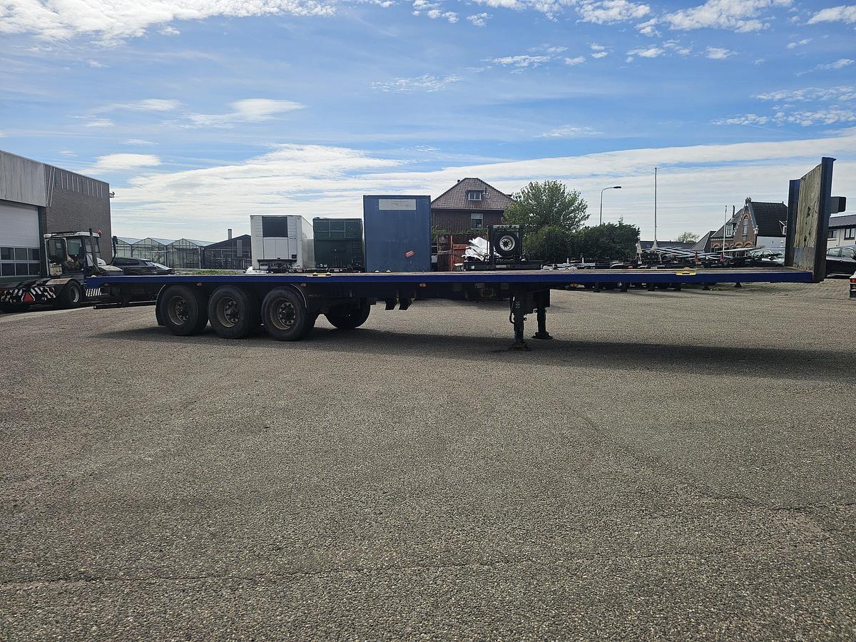 Gebruikt 2009 Van Hool 3B0073 | 3 AXLE FLATBED 13.60 MTR TWISTLOCKS FOR CONTAINER 40 FT 2 X20 FT BPW DRUM | 2 PIECES