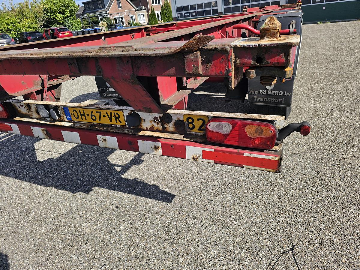 Used 2005 FREUHAUF OCCZ 42-327 A| 40 FT HIGHCUBE| 2 X 20 FOOT 20 FOOT MIDDLE  | SAF DISC.| DUTCH TRAILER.