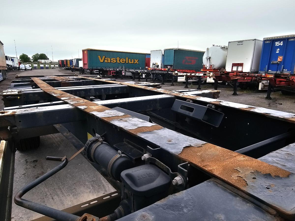 Gebruikt 2015 KRONE SD | 40 FT|2 X 20 FT | BACK SLIDER |HIGHCUBE.| APK /TUV 12-01-2027 |5 PIECES.