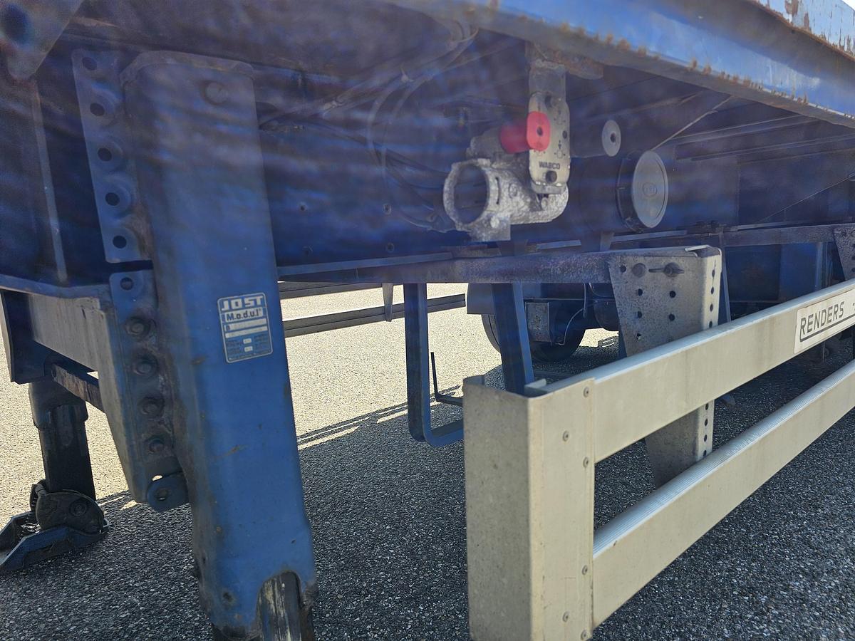 Used 2008 RENDERS 3 AXLE FLATBED | STEERING 2 AXLES | 1.10 MTR HIGH