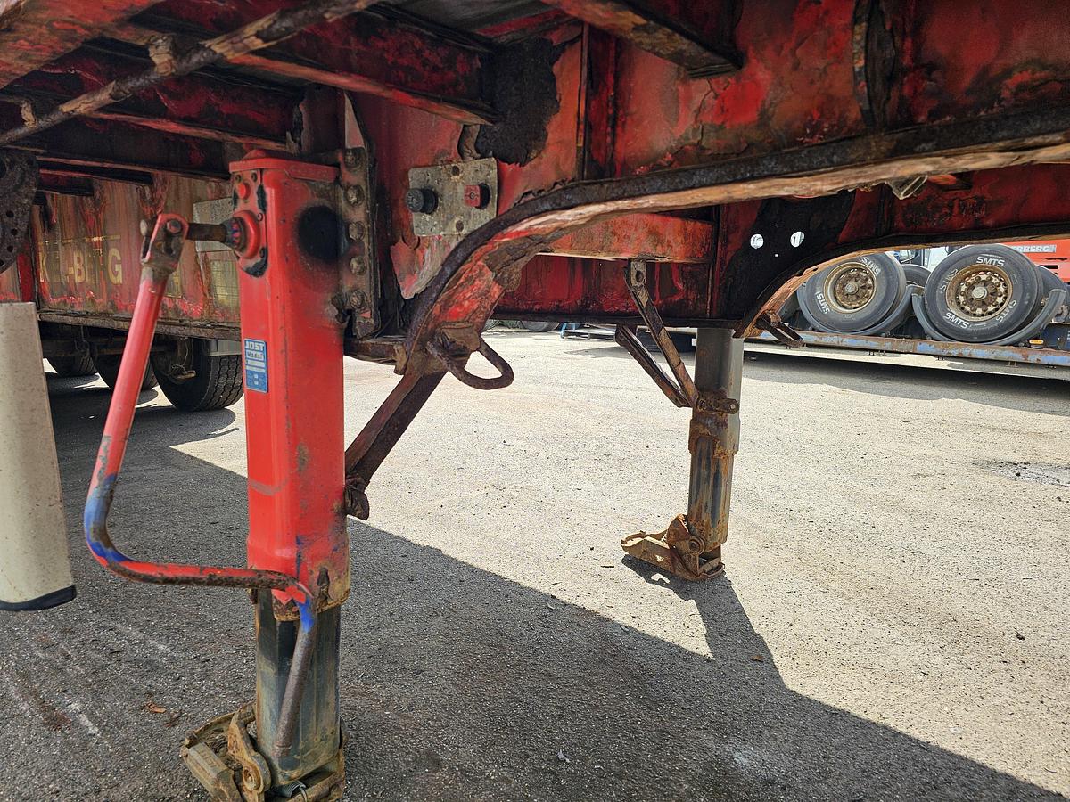 Used 2013 KELBERG S4 OB3 | HEAVY DUTY FLATBED | BPW DRUM