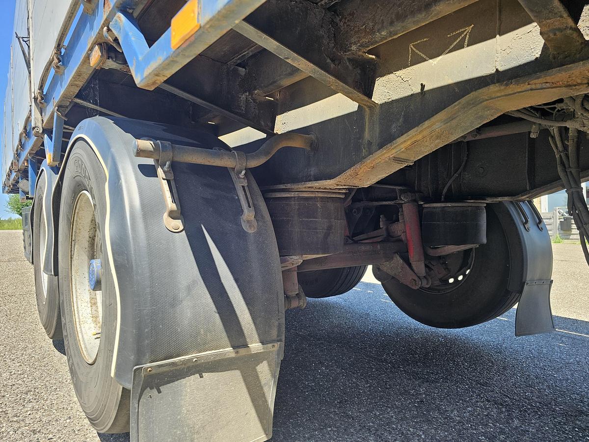 Gebruikt 2004 PACTON t4-001 / 4 AXLE TRAILER /2 LIFT AXLES /2 STEERING AXLES/ INCL CRANE KENNIS 14 TON MOVEBAL.