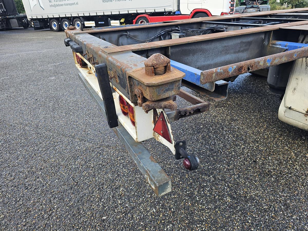 Used 1991 GROENEWEGEN 40.05 CC-12-24 | STRAIGHT CHASSIS | BPW DRUM.