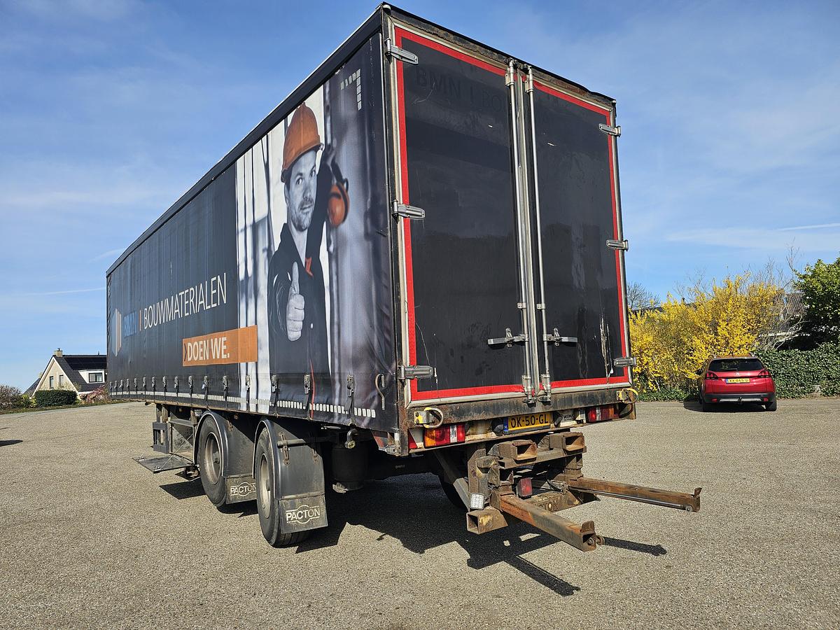 Gebruikt 2008 PACTON T2-001  CITY TRAILER| 10.40 LONG | STEERING AXLE| LIFT AXLE | BPW DISC.