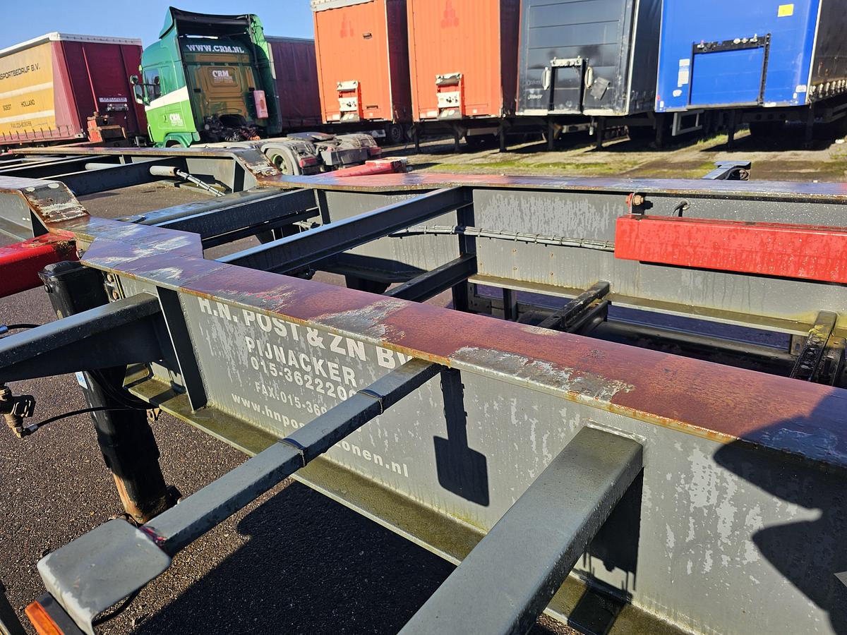 Gebruikt 2001 BURG BPO 12-27 CZ XEX|40 FT |2 X 20 FT |20 FT MIDDLE |BPW DRUM.