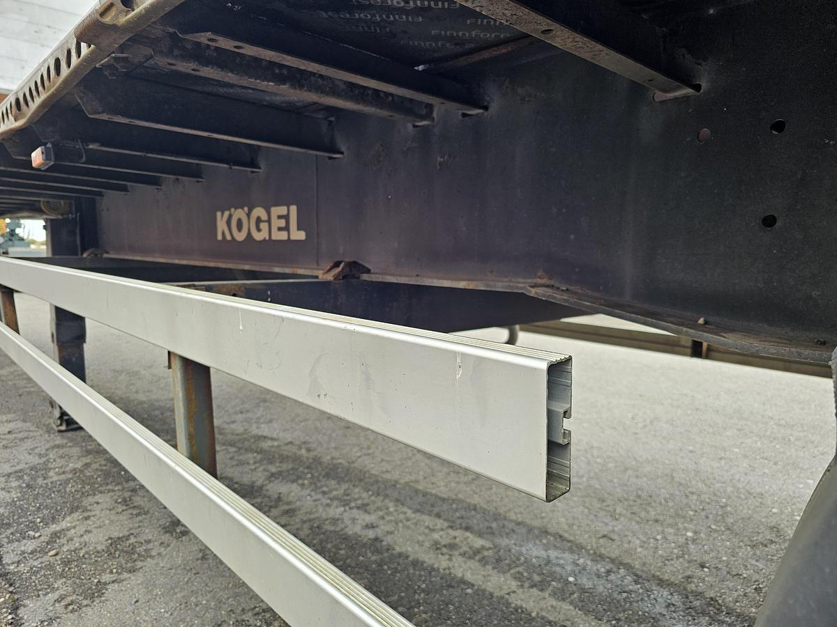 Used 2008 KÖGEL 3 AXLE FLATBED | BPW DRUM