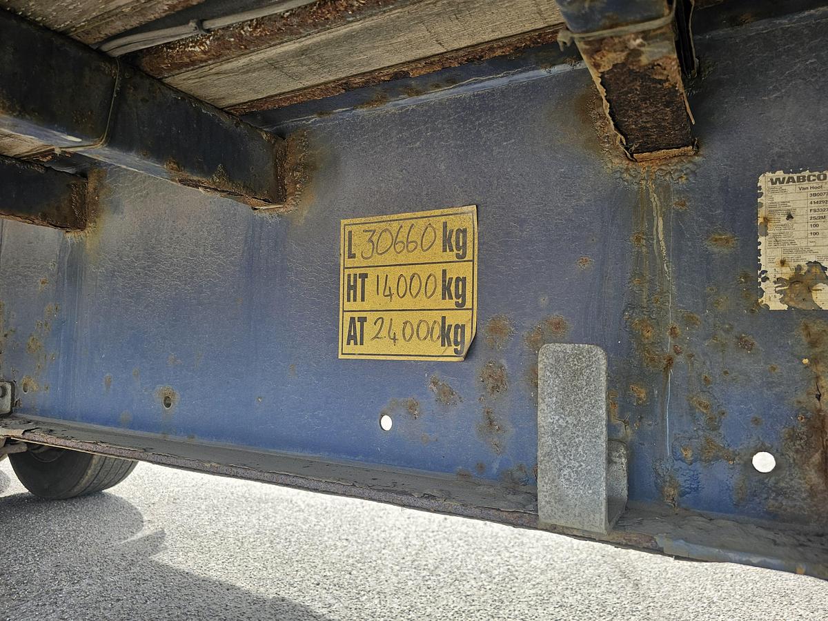 Gebruikt 2009 Van Hool 3B0073 | 3 AXLE FLATBED 13.60 MTR TWISTLOCKS FOR CONTAINER 40 FT 2 X20 FT BPW DRUM | 2 PIECES