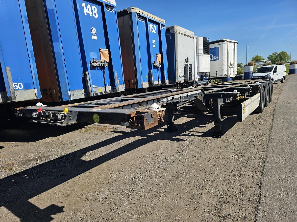 Gebruikt 2015 krone SD| EXTENDIBLE CHASSIS 40 FT 2 X 20 FT | BPW DRUM| APK 18-07-2026