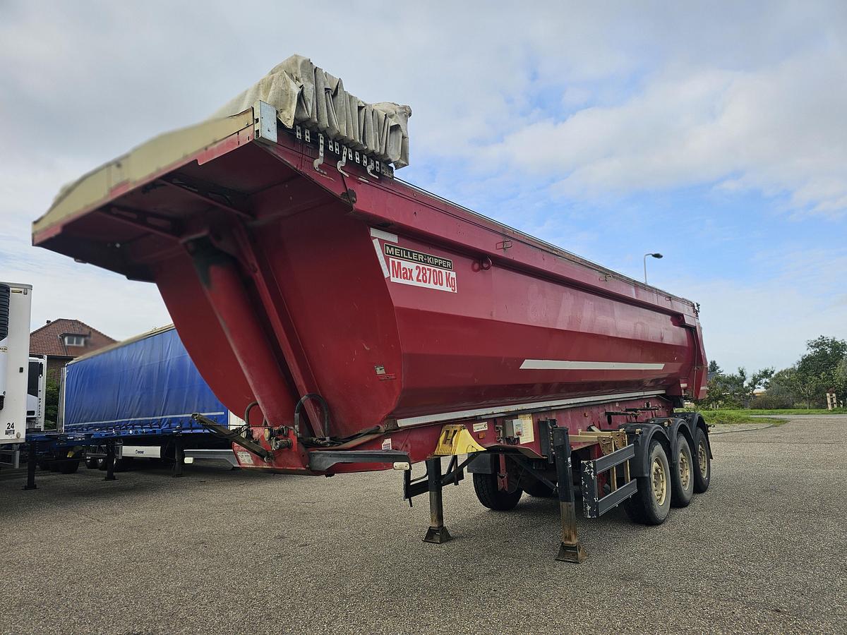 Gebruikt 2014 MEILLER MHPS12/27LOSS4/ STEEL TIPPER/ 30 MTR 3/ 28700 KG. /SAF DISC /ALU RIMS