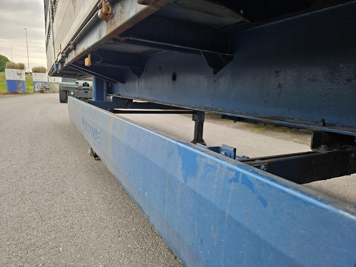 Gebruikt 2011 KRONE SD| FLATBED WITH ALUMINIUM SIDES|. BPW DRUM.